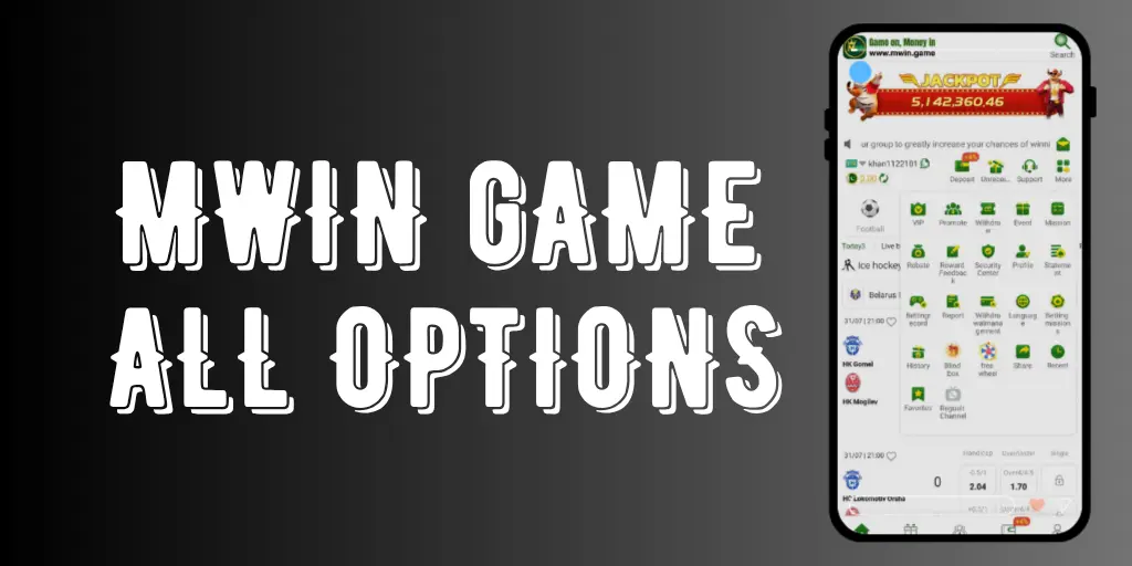 mwin game all options